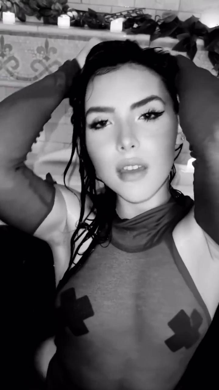 andrea botez nipple pasties wet bodysuit video leaked