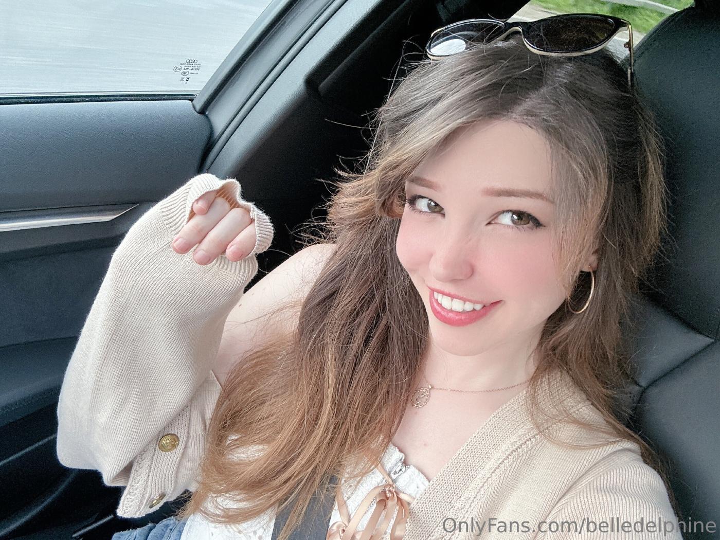 belle delphine casual car selfies onlyfans set leaked vfdtia 1