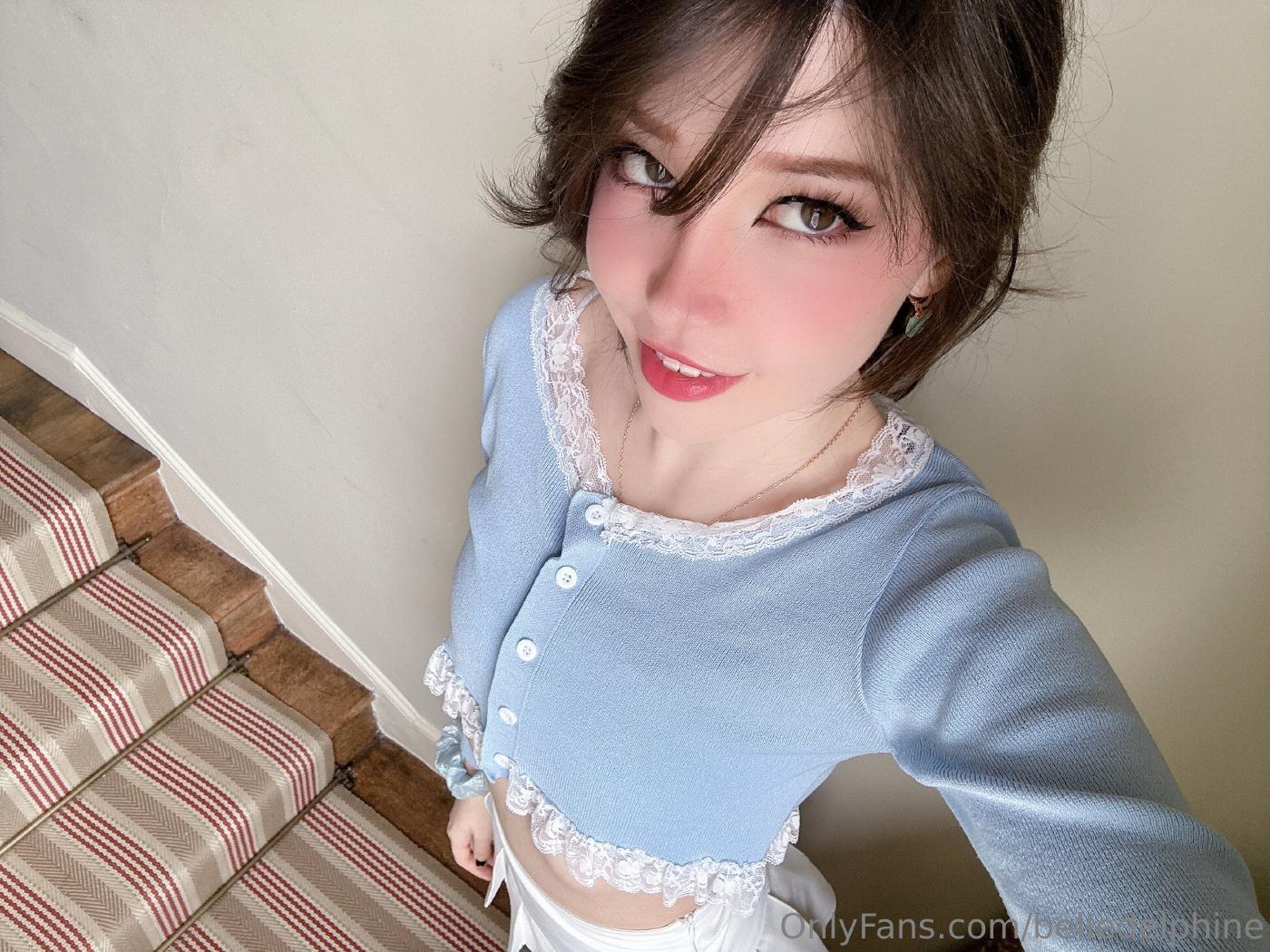 belle delphine cute casual outfit onlyfans set leaked chysdw