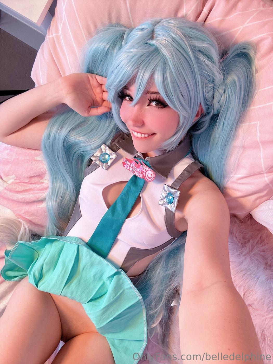 belle delphine nude miku cosplay onlyfans set leaked