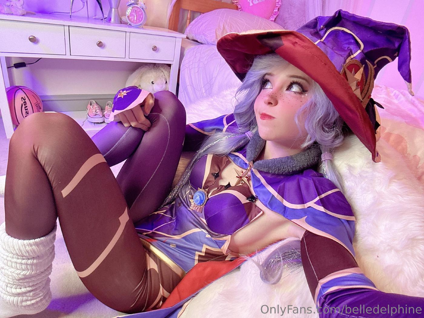 belle delphine sexy mona cosplay onlyfans set leaked