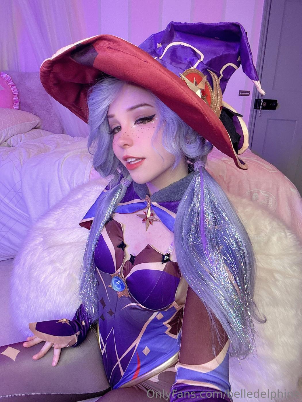 belle delphine sexy mona cosplay onlyfans set leaked