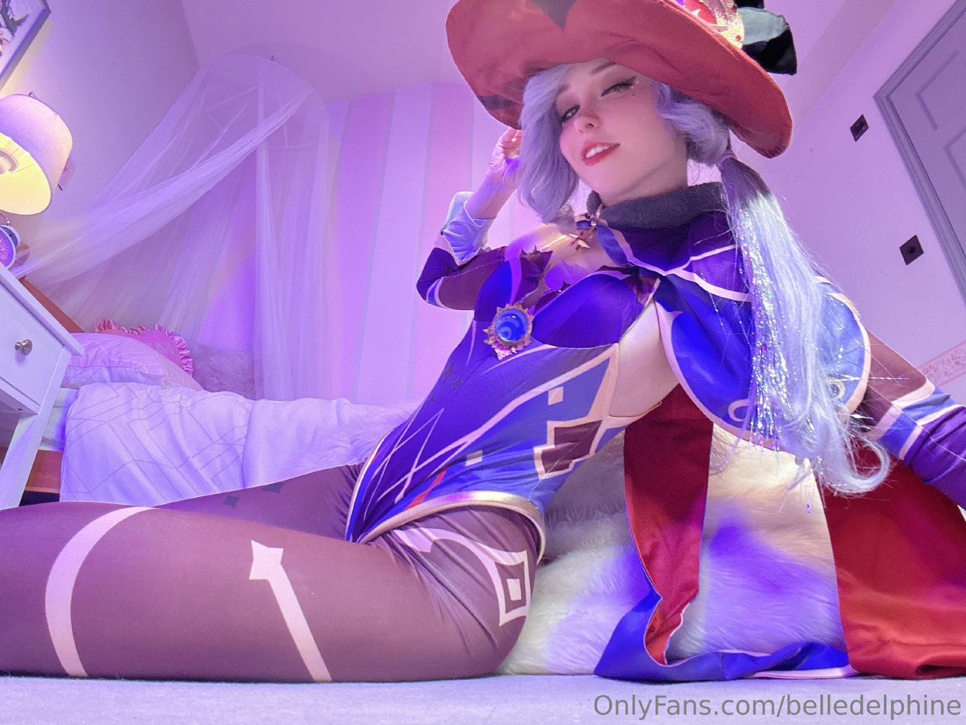 belle delphine sexy mona cosplay onlyfans set leaked