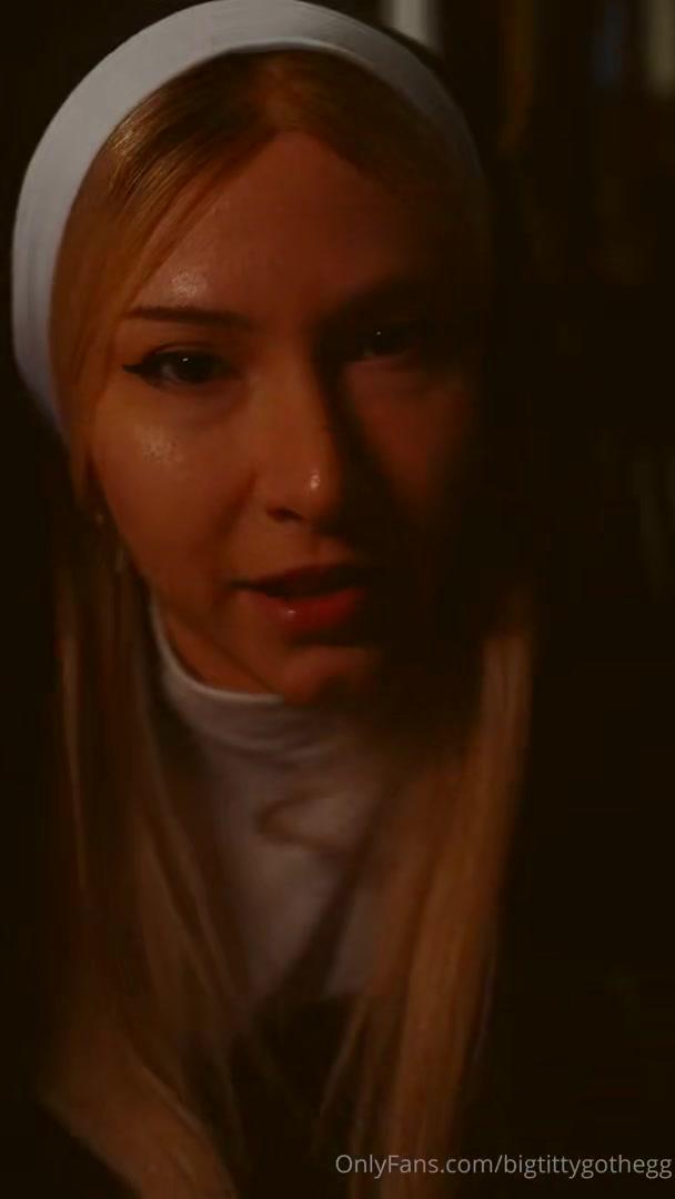 bigtittygothegg blowjob nun role play onlyfans video leaked ssdpqr