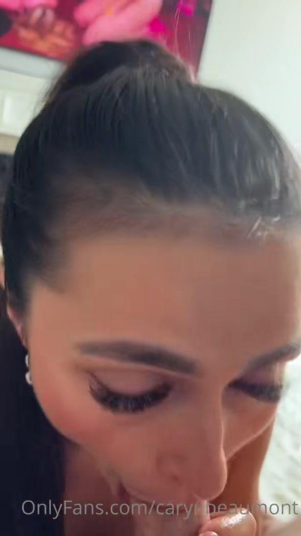 caryn beaumont pov deepthroat blowjob onlyfans video leaked