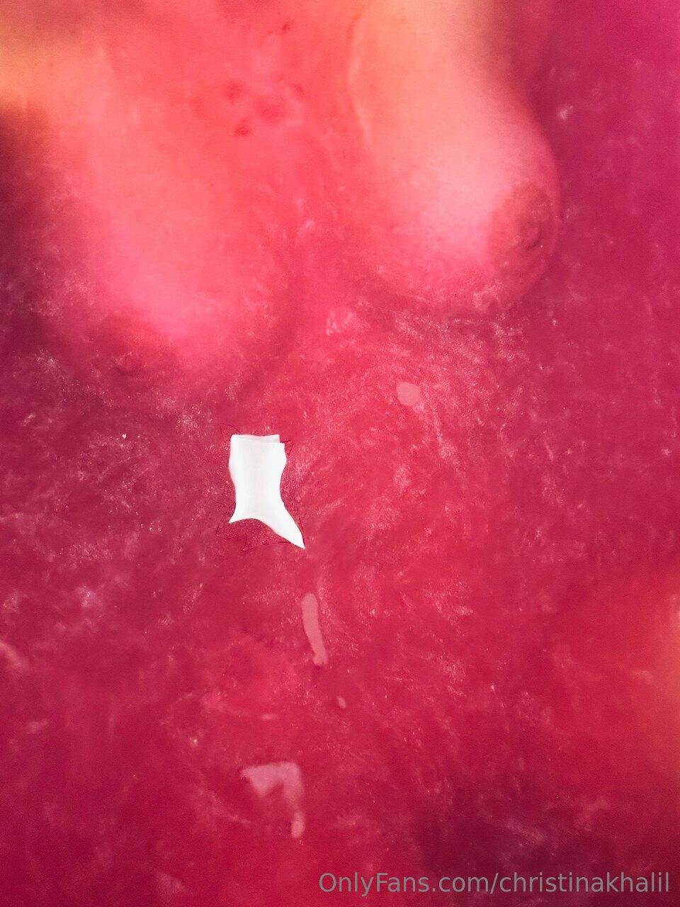 christina khalil nude bath nipple tease onlyfans set leaked tebypn