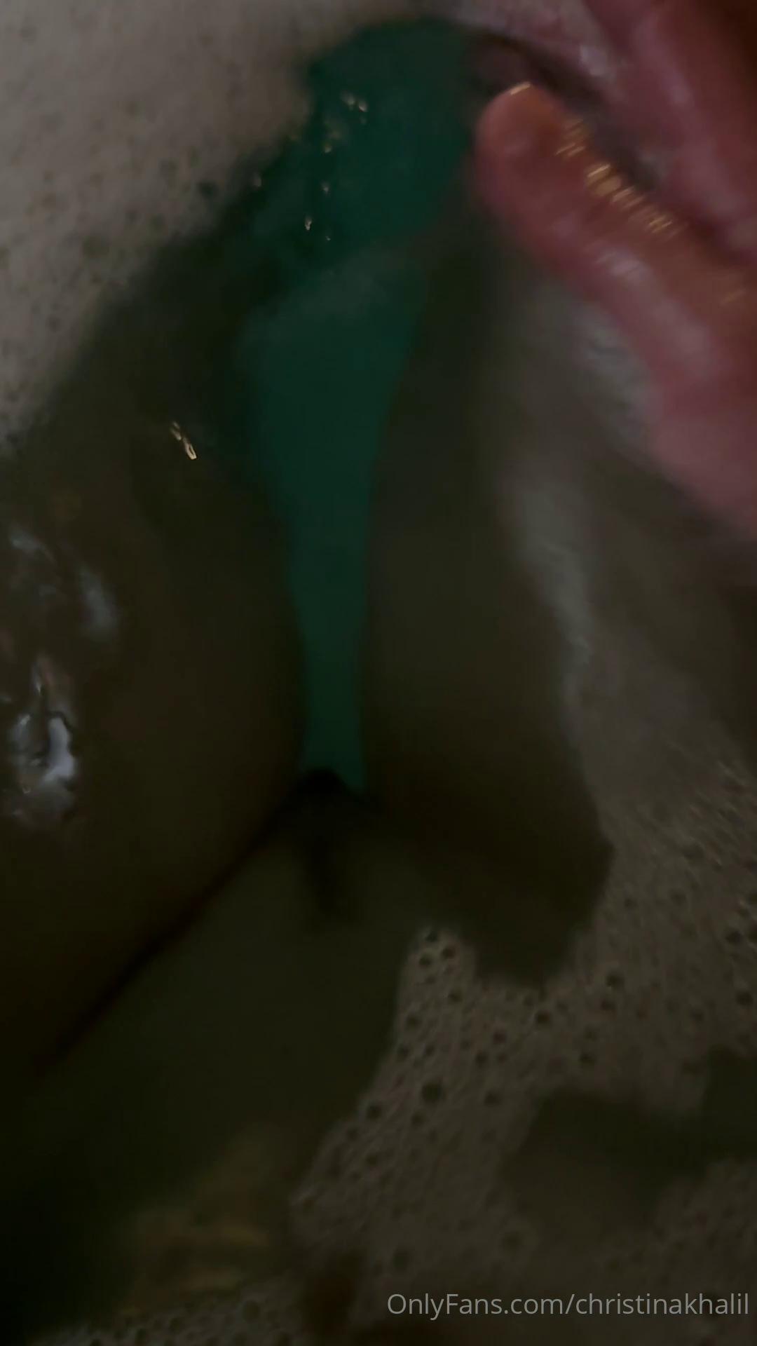 christina khalil nude bath pussy masturbation onlyfans video leaked esggfq 1