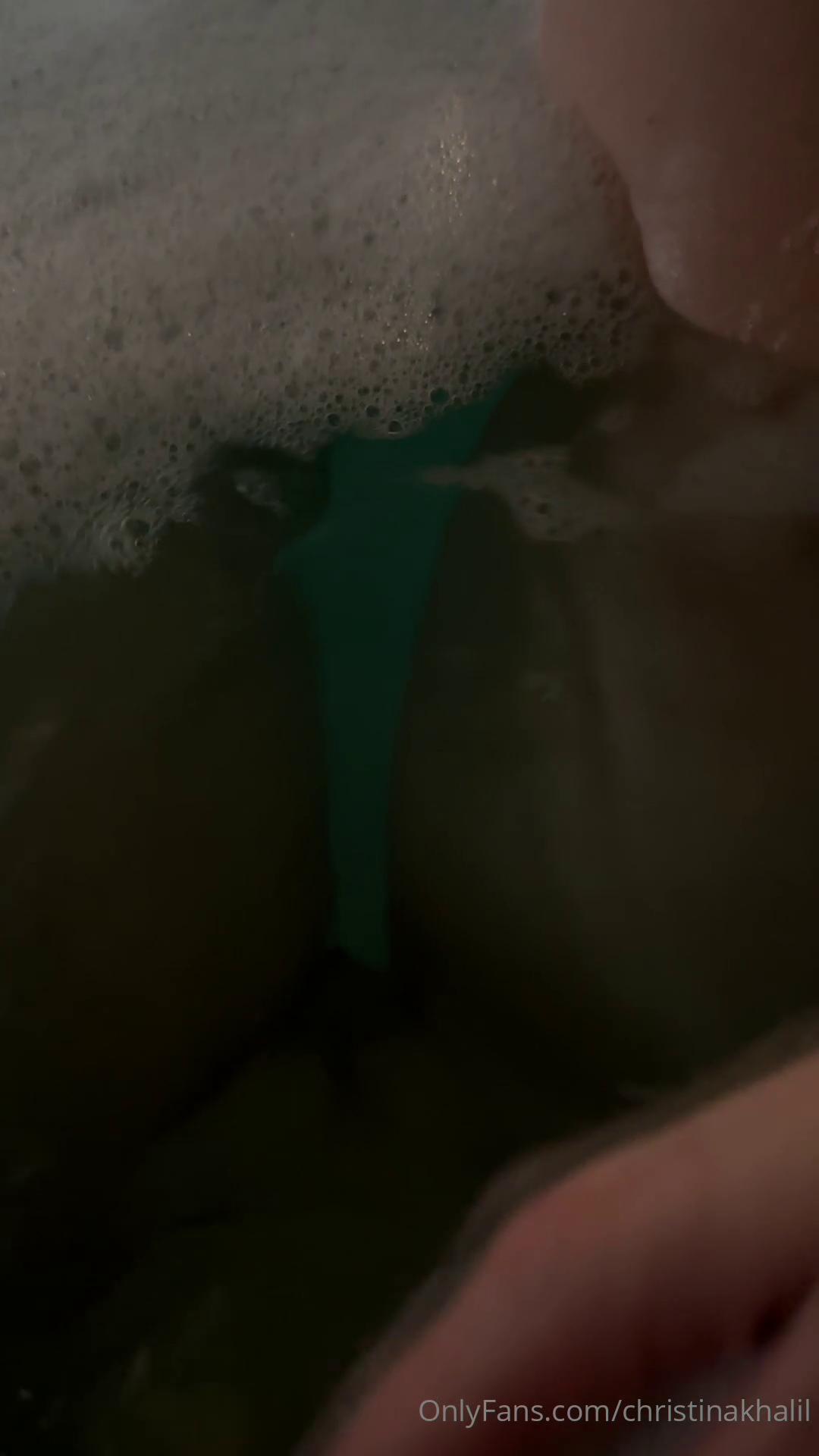 christina khalil nude bath pussy masturbation onlyfans video leaked ugshwr 1