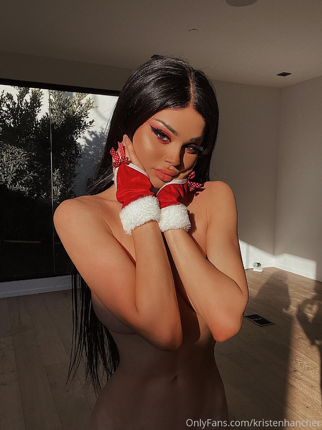 kristen hancher nude xmas outfit strip onlyfans set leaked zezqhe