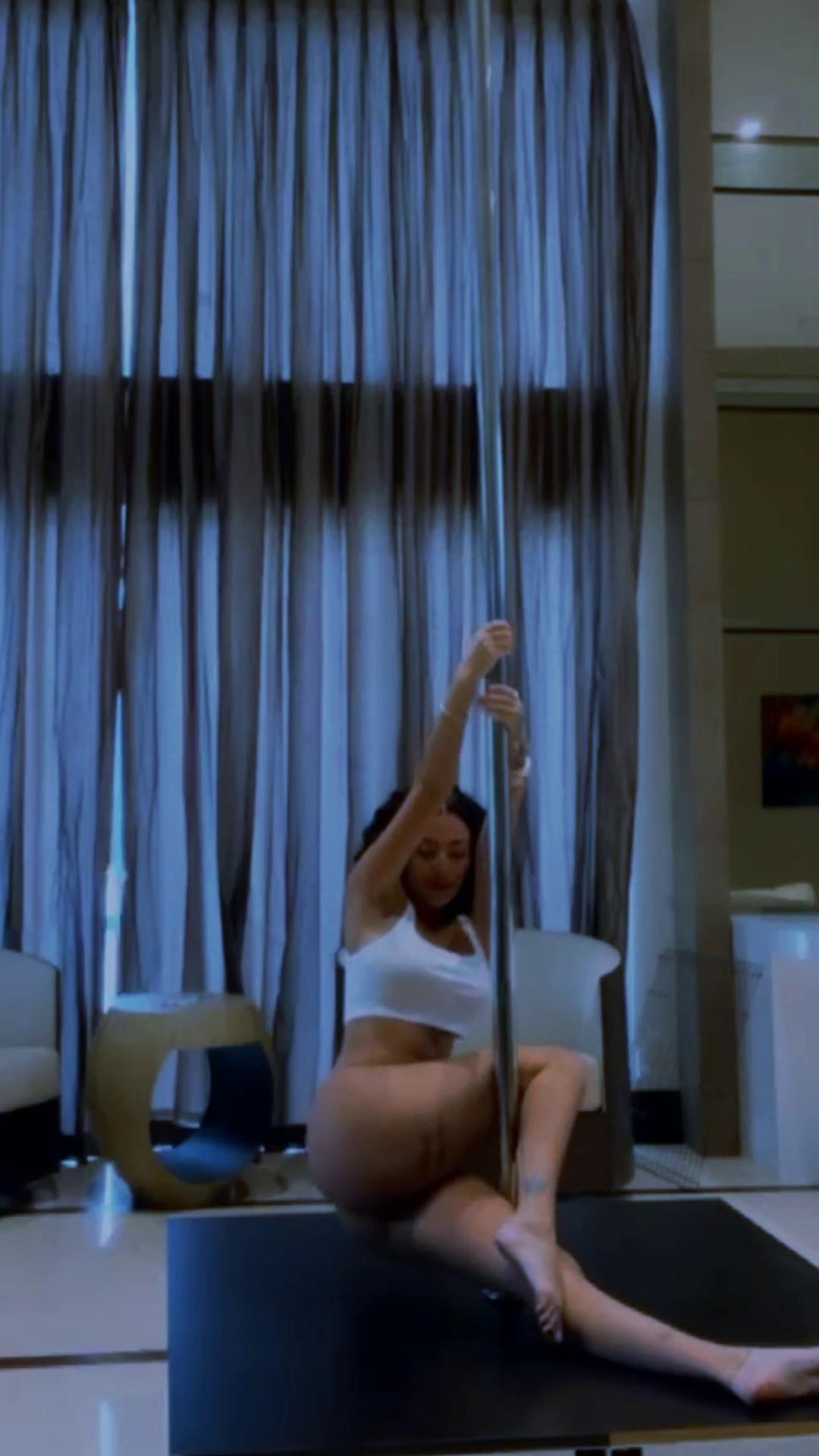 malu trevejo g string stripper pole dancing onlyfans video leaked