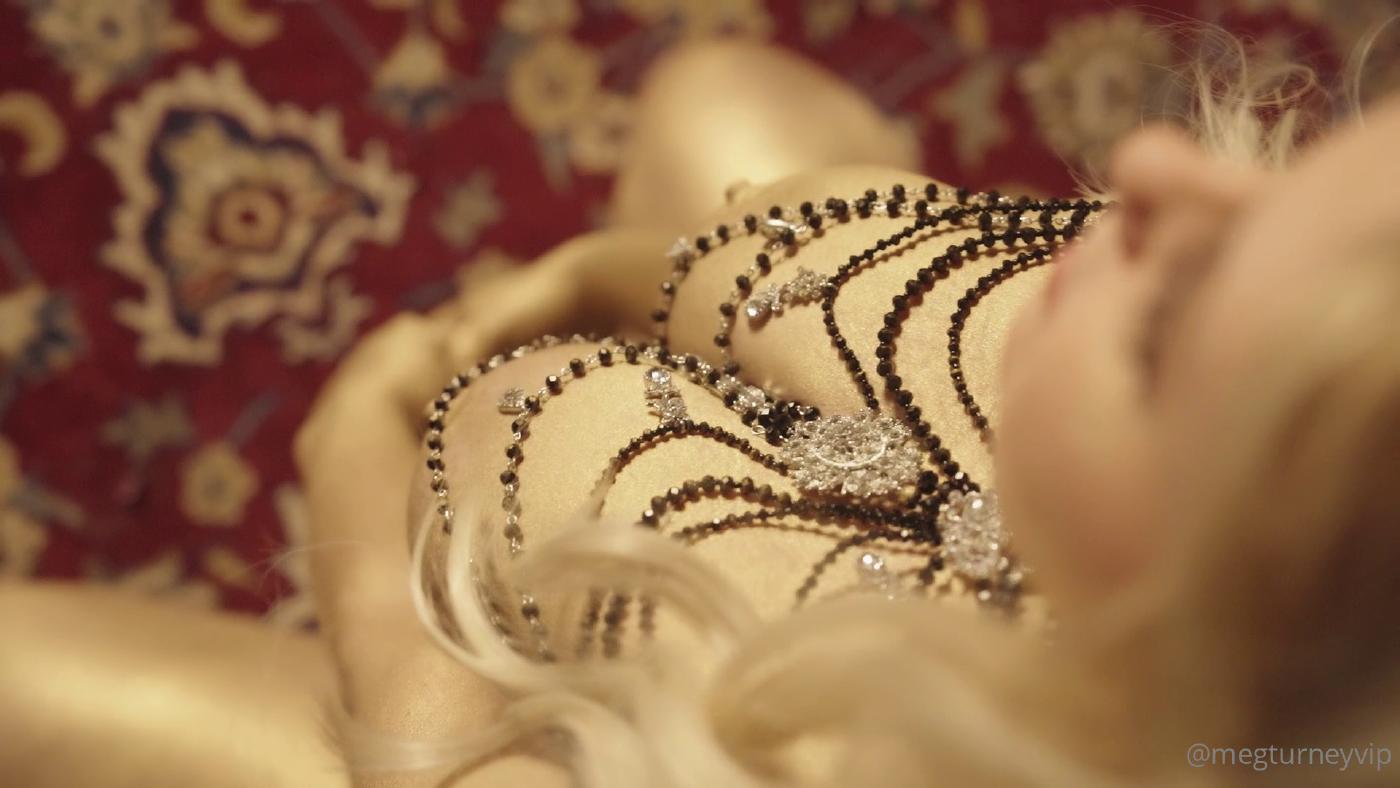 meg turney nude pussy gold paint onlyfans video leaked