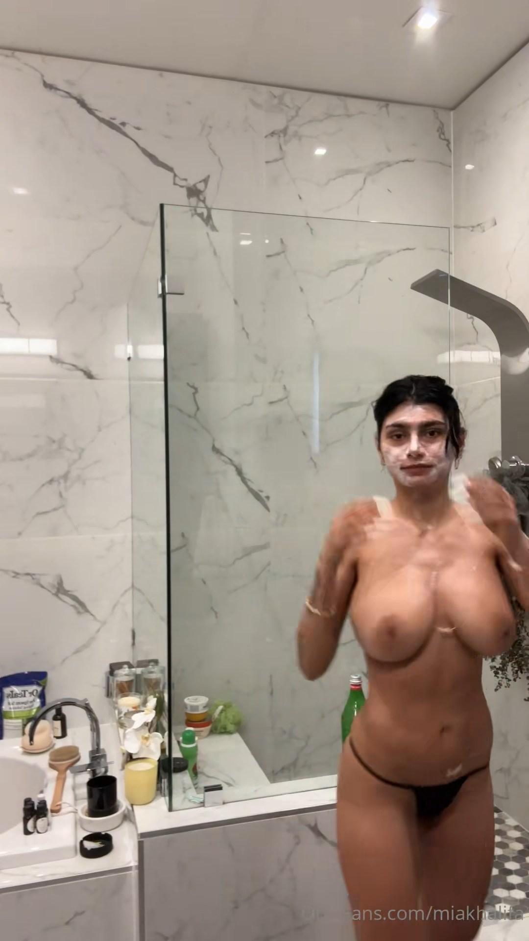 mia khalifa nude shower prep part 2 onlyfans video leaked mskope