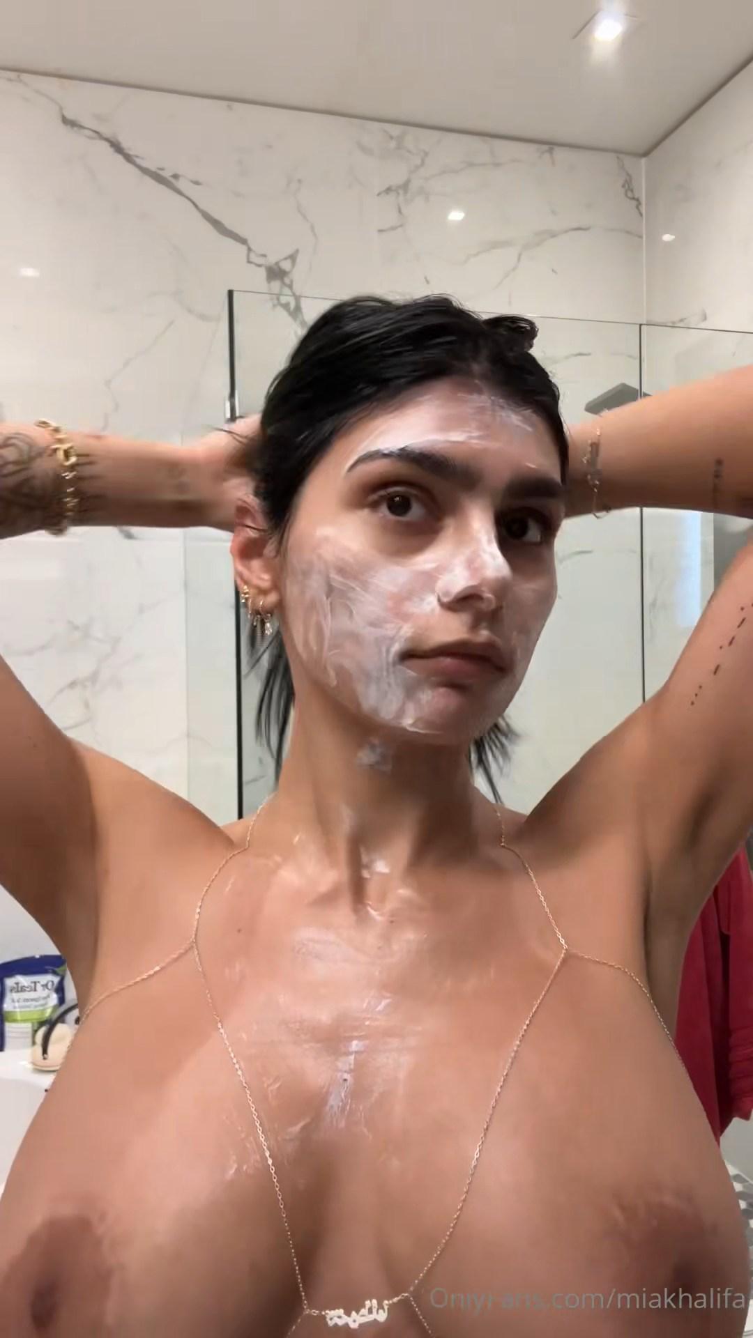 mia khalifa nude shower prep part 2 onlyfans video leaked onulua