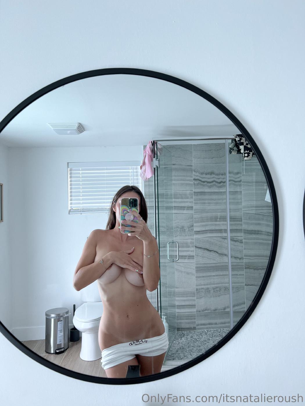 natalie roush nipple tease bathroom selfie onlyfans set leaked yaymoz
