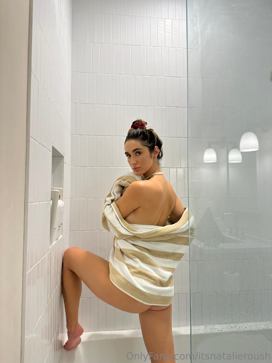 natalie roush sexy nude shower tease onlyfans set leaked hhyjwu