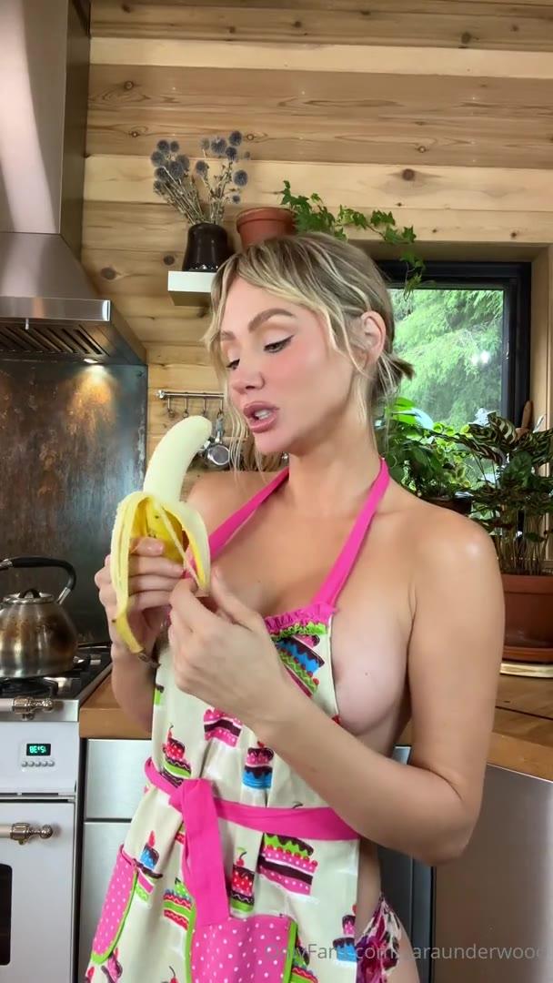 sara jean underwood banana blowjob onlyfans video leaked inyimt