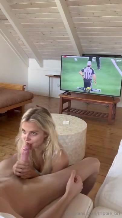 trippie bri football game blowjob onlyfans video leaked qnpned