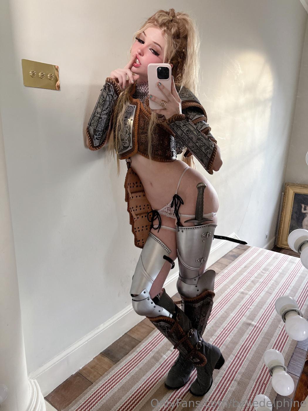 belle delphine female knight cosplay onlyfans set leaked emsork