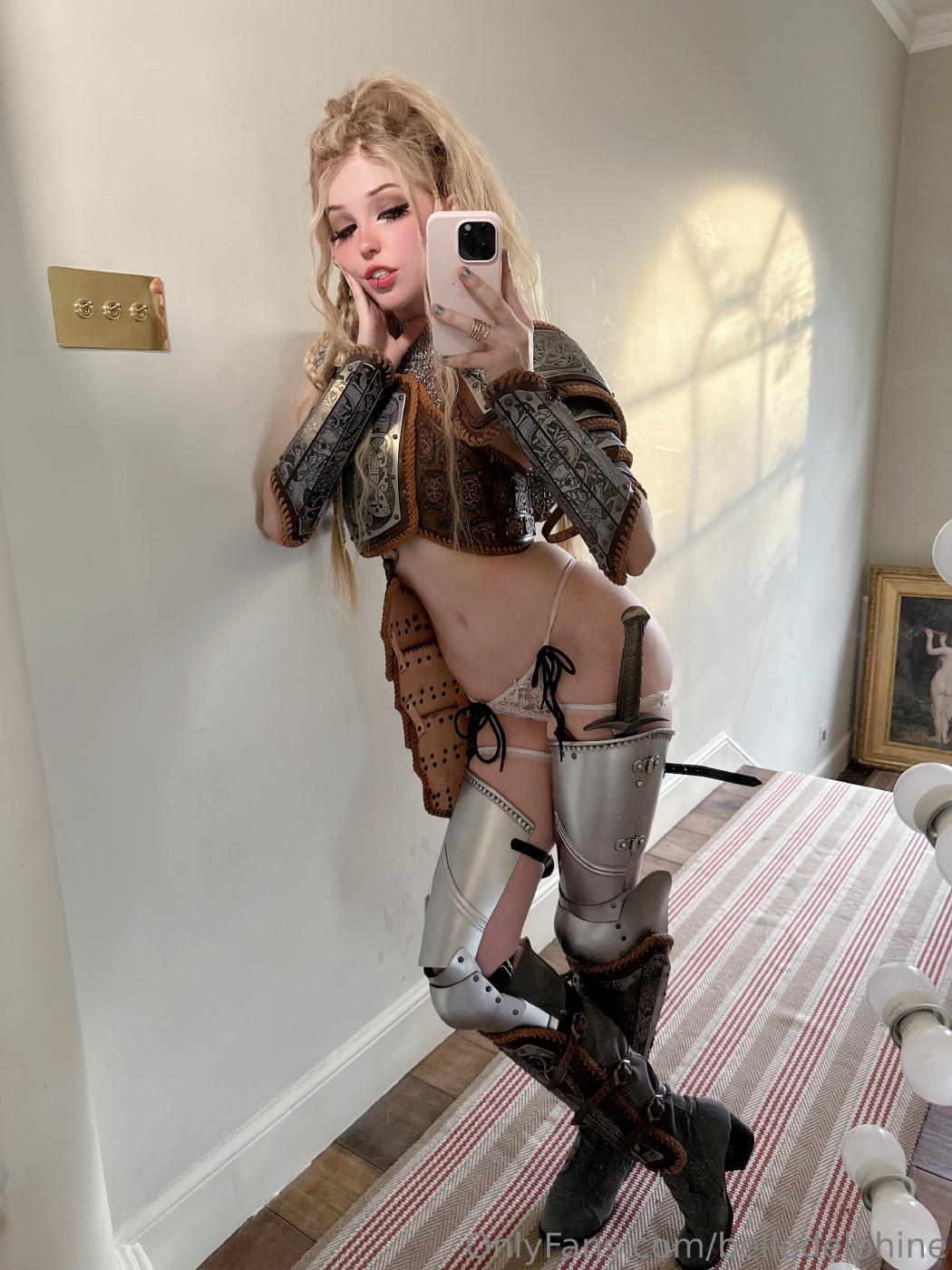 belle delphine female knight cosplay onlyfans set leaked kllzpp