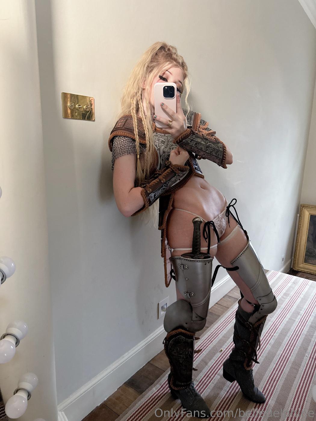 belle delphine female knight cosplay onlyfans set leaked