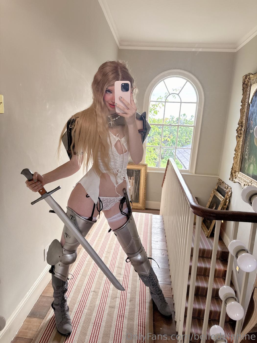 belle delphine sexy elf warrior cosplay onlyfans set leaked wjwefe