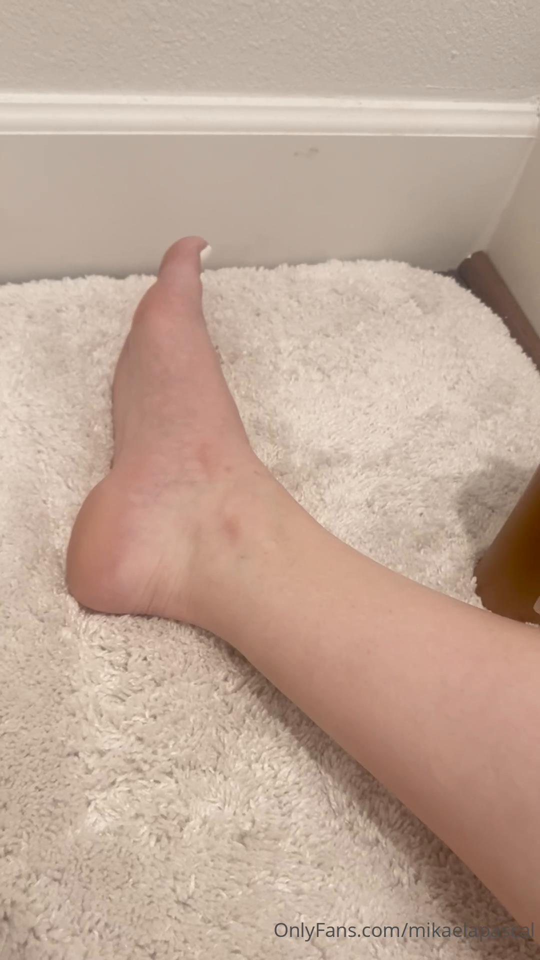 mikaela pascal feet lotion ppv onlyfans video leaked mbewrk
