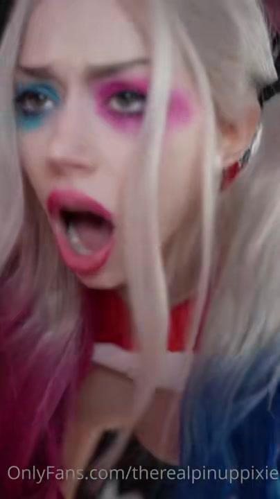 pinup pixie harley quinn sex onlyfans video leaked