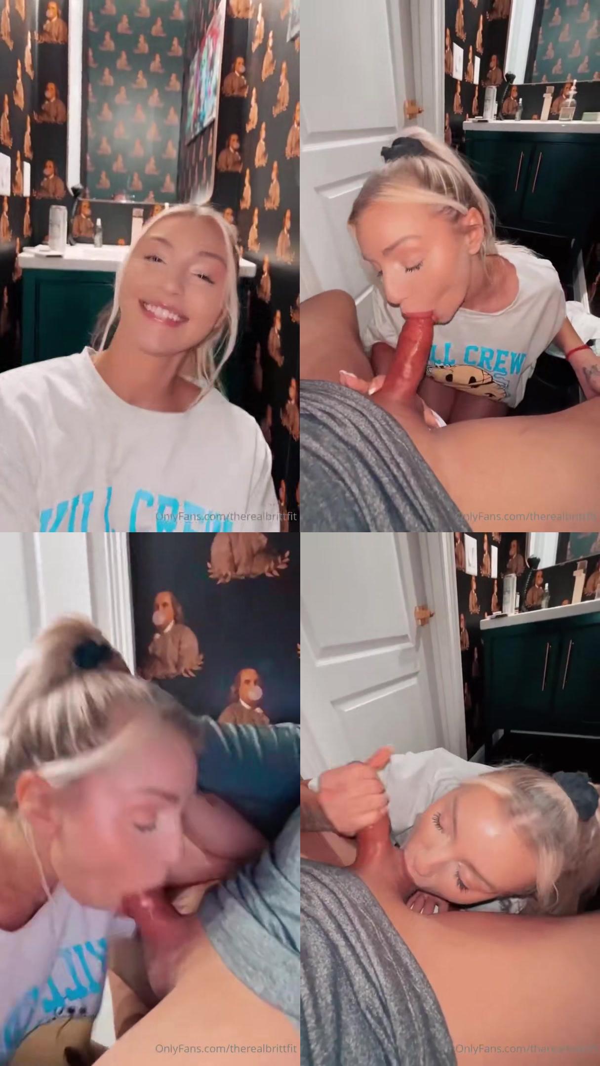 therealbrittfit deepthroat blowjob onlyfans video leaked ctbplg 1