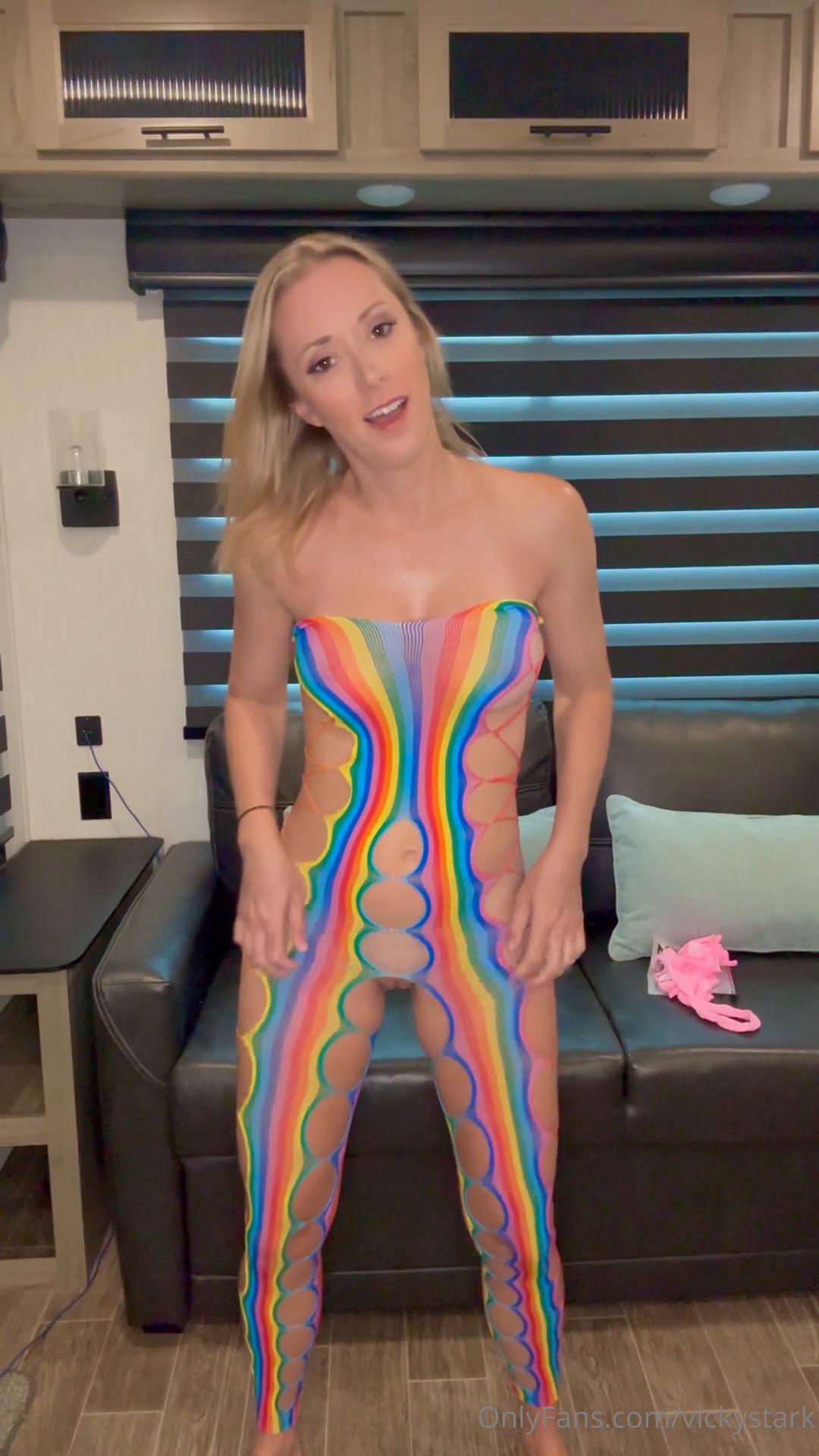 vicky stark nude crotchless body stockings onlyfans video leaked