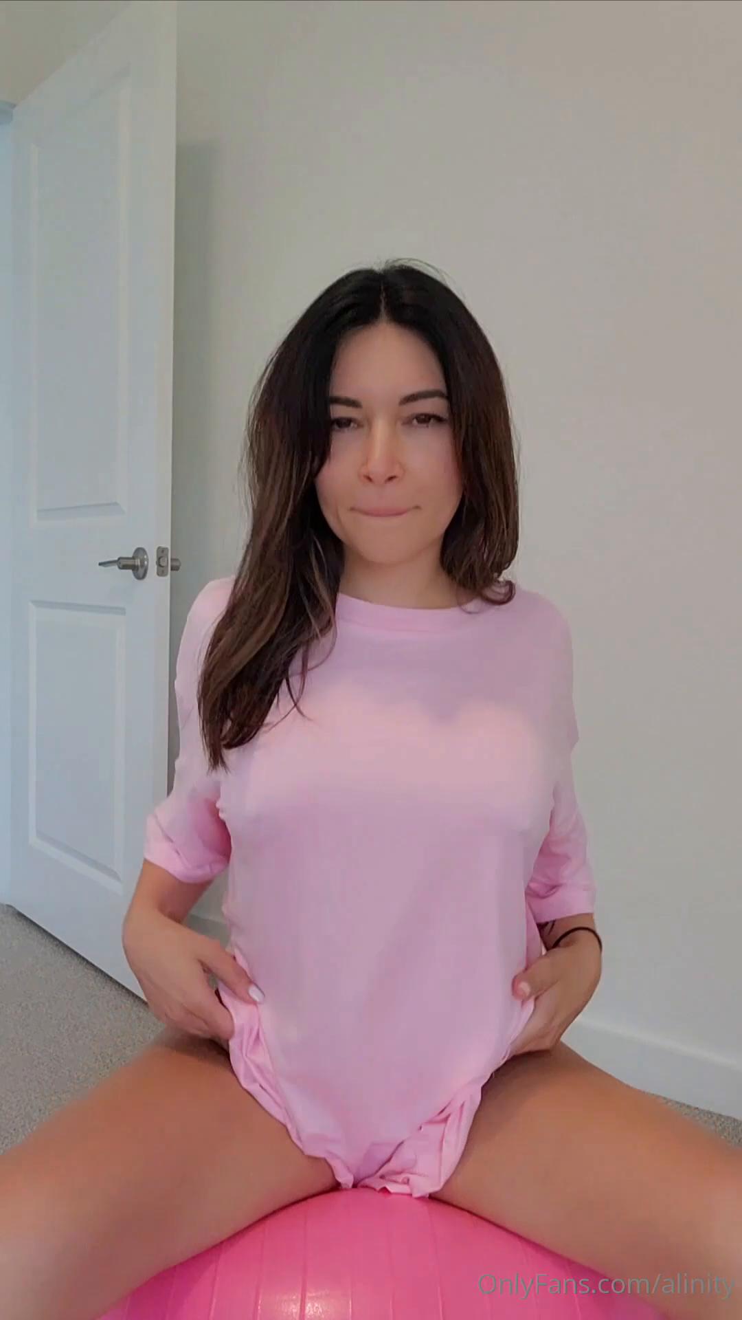 alinity nude outfit strip yoga ball onlyfans video leaked yjjbpk