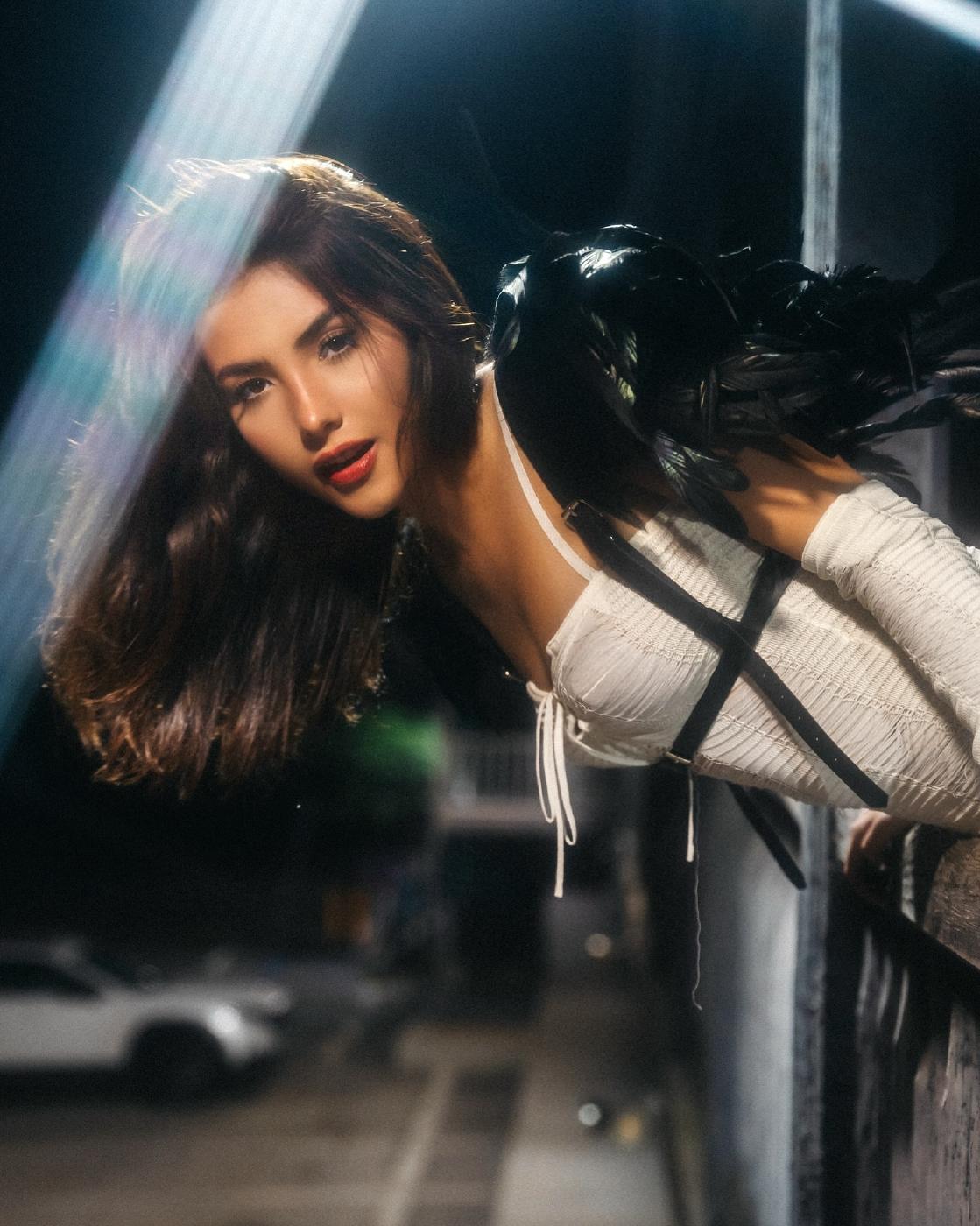 andrea botez sexy dress fishnet set leaked likbik