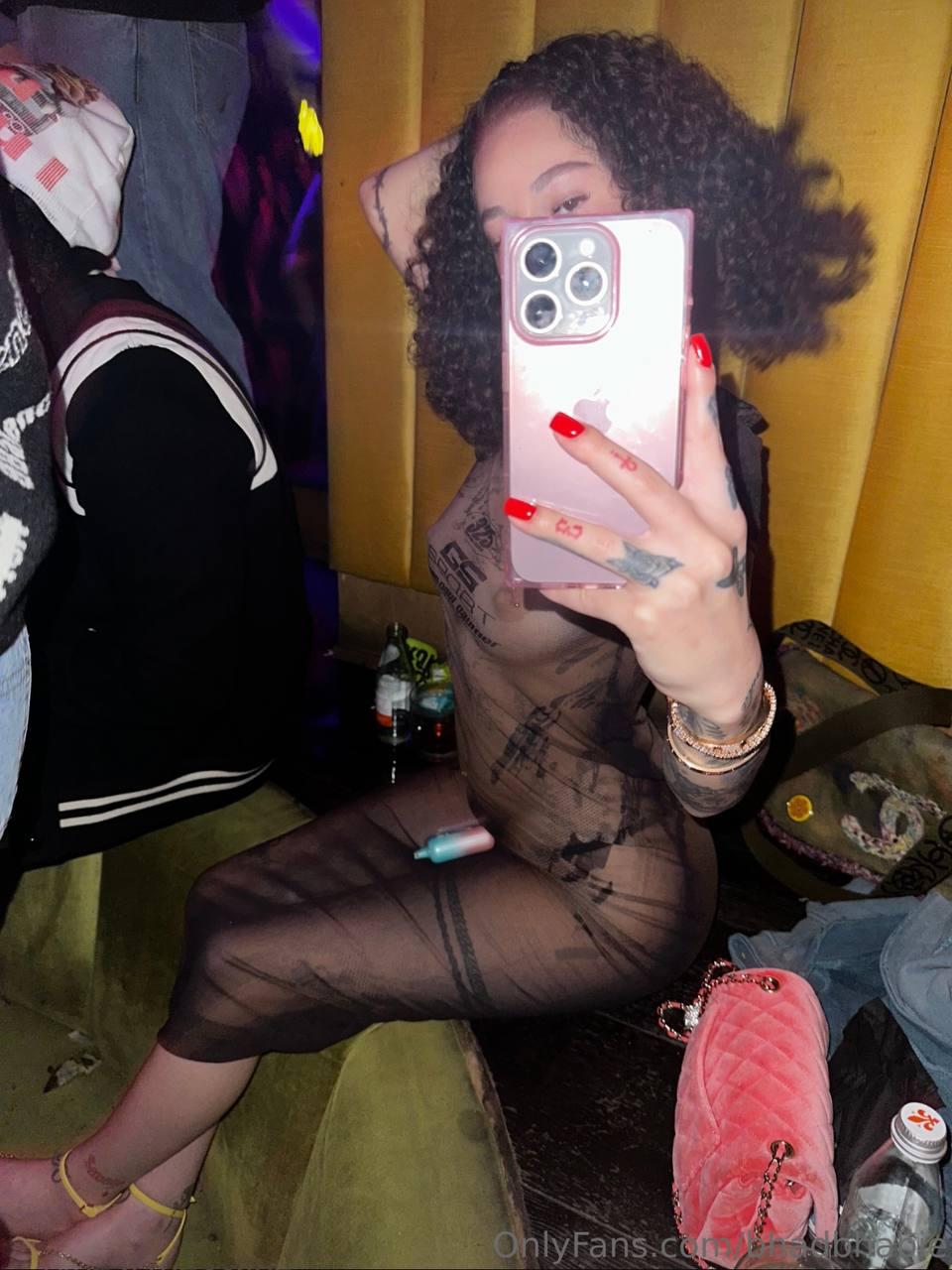 bhad bhabie nude sheer topless dress onlyfans set leaked mlptly