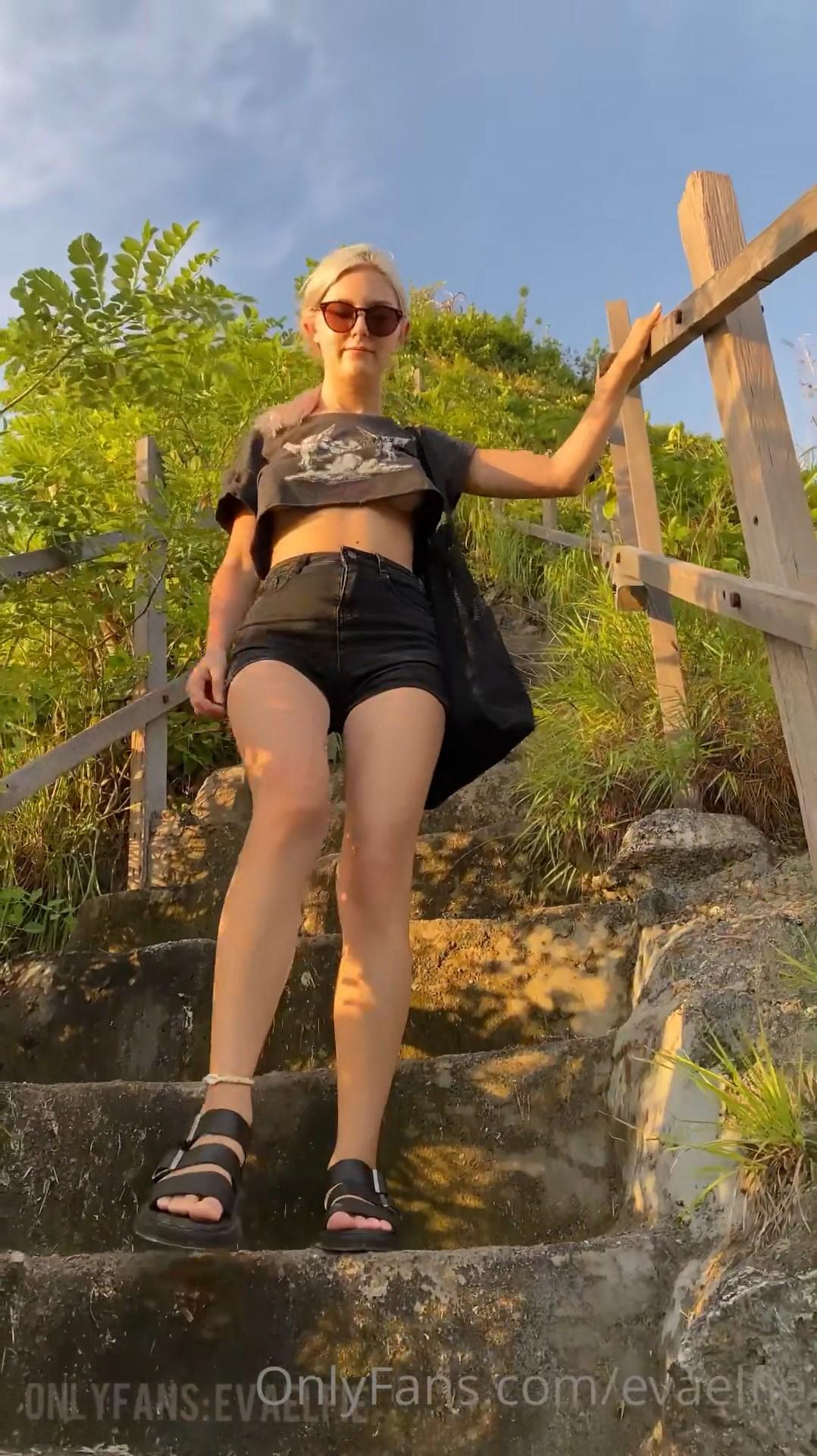 eva elfie nude outdoor tits flash onlyfans video leaked ouaduk
