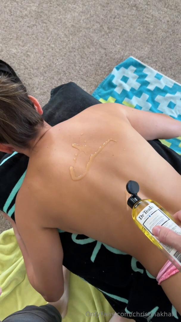 christina khalil nude oil message couples ppv onlyfans video leaked