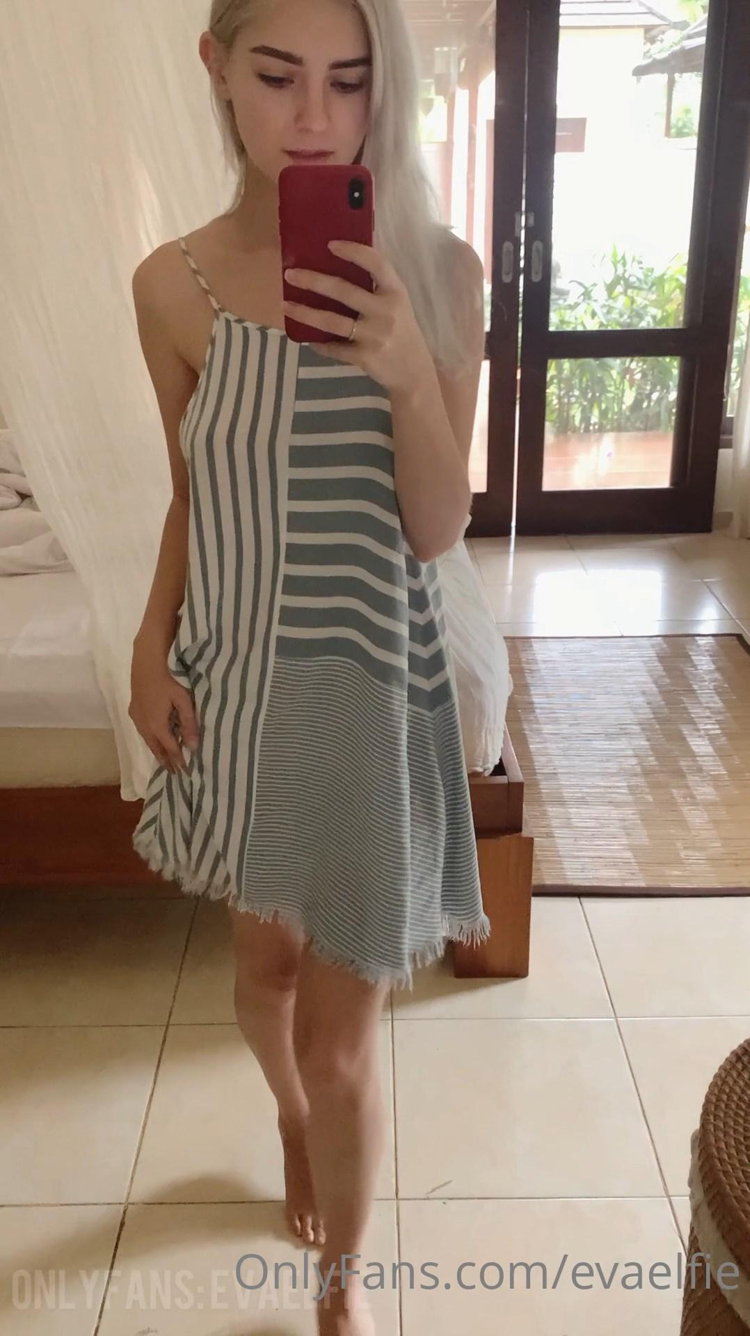 eva elfie nude dress flash tease onlyfans video leaked ddivre