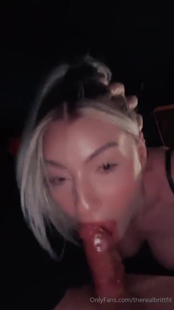 therealbrittfit deepthroat blowjob pov onlyfans video leaked guyvbe