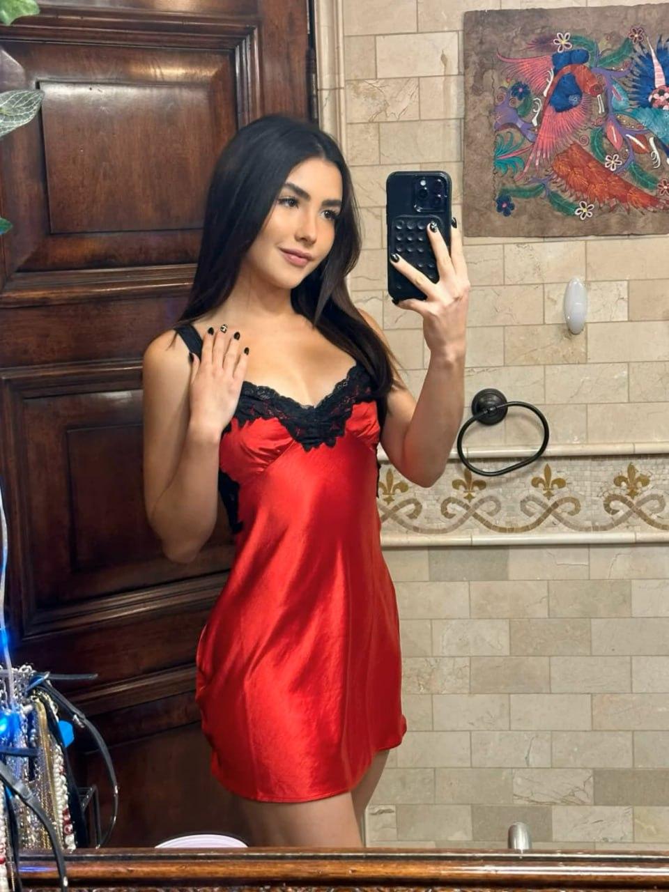 andrea botez sexy nightgown lingerie set leaked kjwbbg 1 influencers gonewild