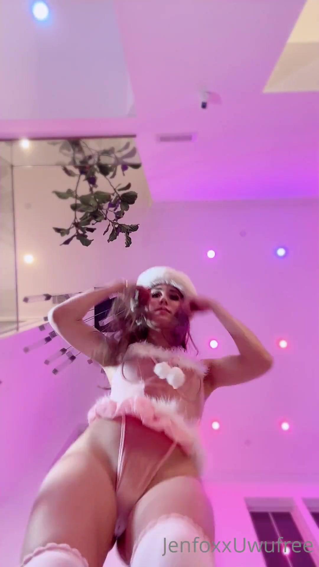 jenfoxx xmas lingerie butthole slip onlyfans video leaked xovroj influencersgonewild