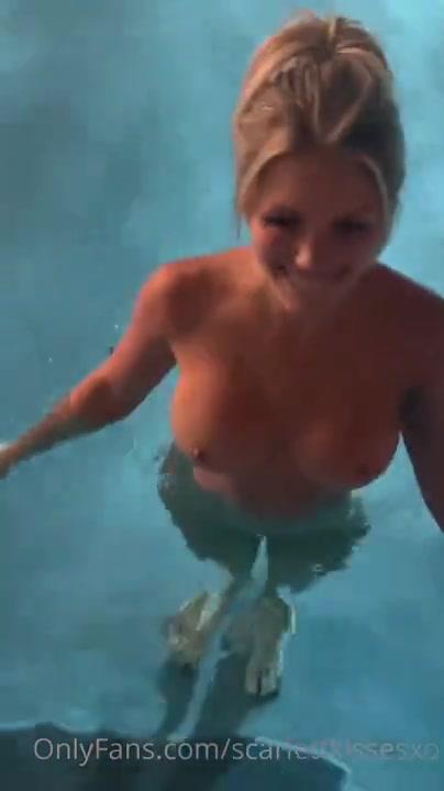 scarlettkissesxo outdoor pool blowjob onlyfans video leaked hsnsnw influencers gonewild