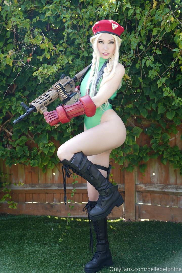 belle delphine cammy street fighter set cbeuvu influencersgonewild