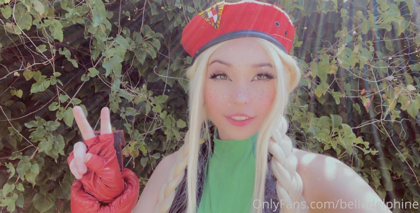belle delphine cammy street fighter set esvzbi influencersgonewild