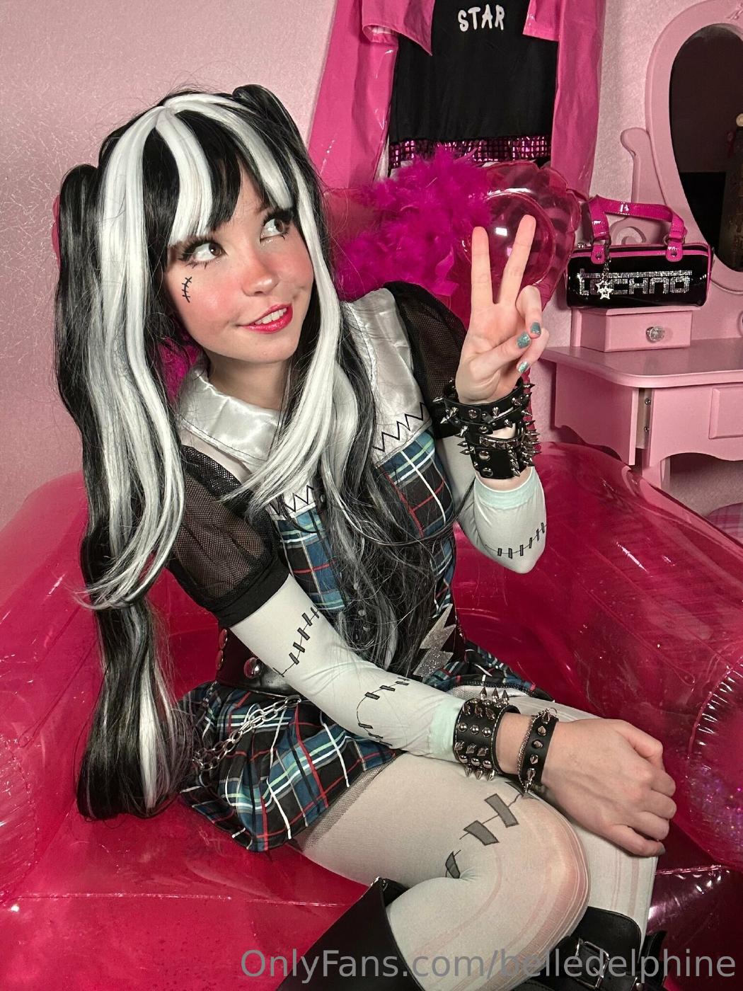 belle delphine nude frankie stein cosplay onlyfans set leaked auttun influencersgonewild