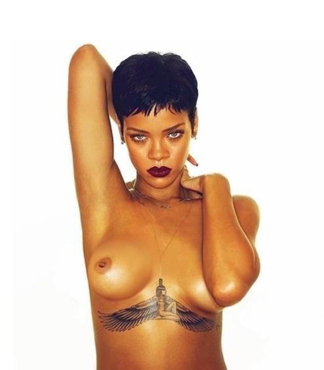 rihanna topless nude photoshoot set leaked esoxbu influencersgonewild
