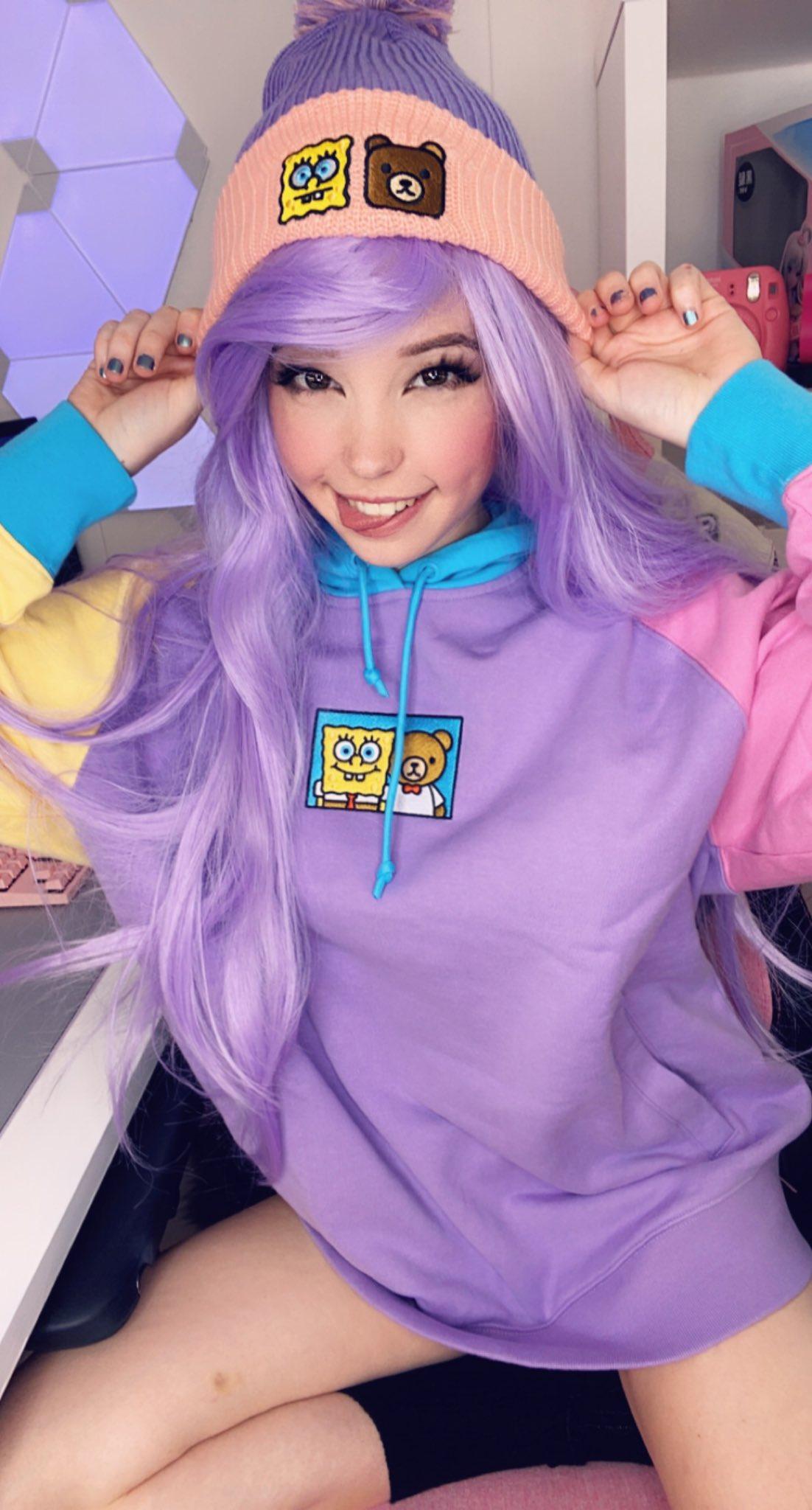 belle delphine teddy fresh sweatshirt onlyfans set hncoow influencersgonewild