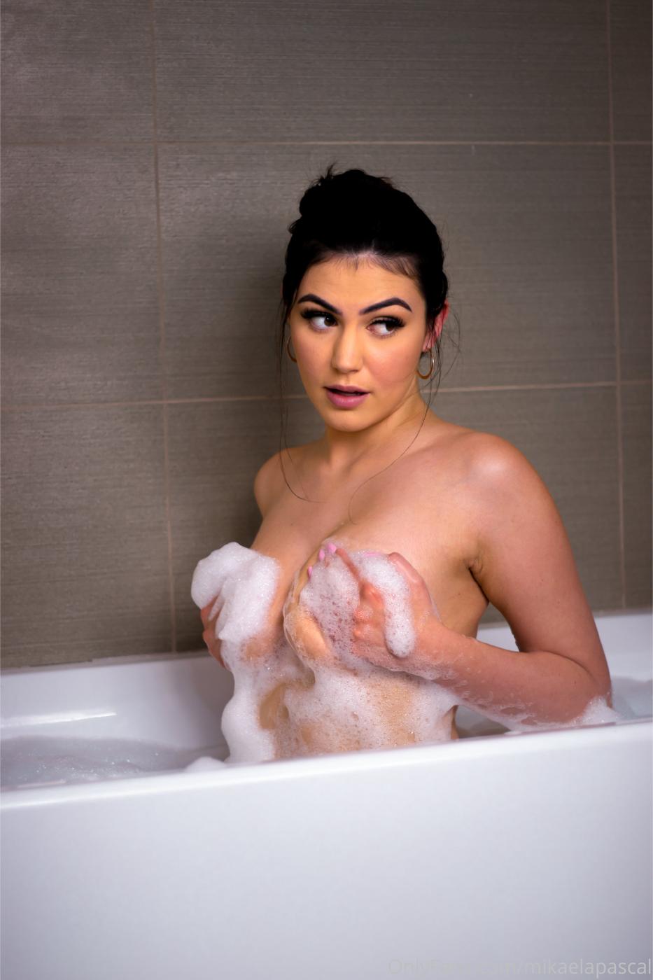 mikaela pascal nude in bath onlyfans set leaked lefvbd influencersgonewild