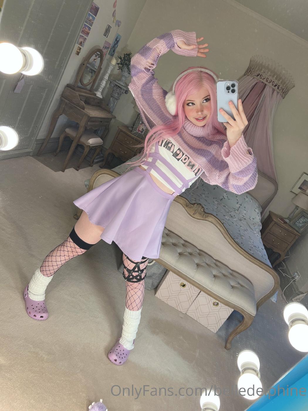 belle delphine purple crocs full onlyfans set leaked bsdomh influencersgonewild