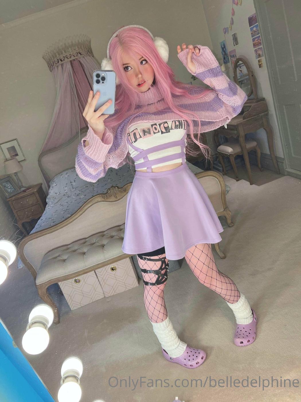 belle delphine purple crocs full onlyfans set leaked gtjnhv influencersgonewild