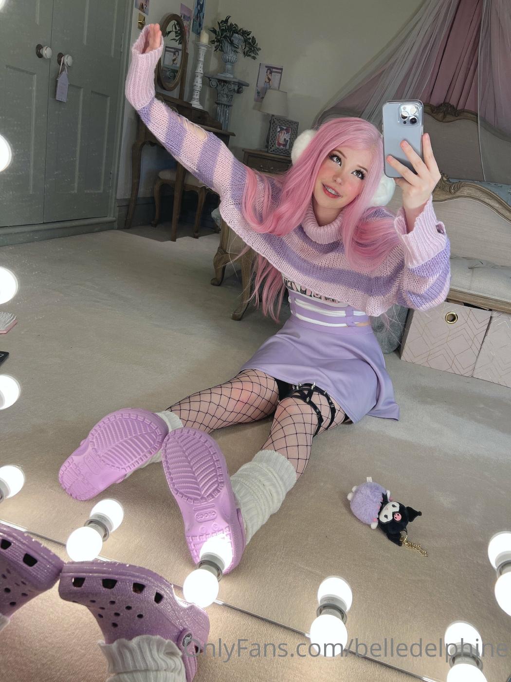 belle delphine purple crocs full onlyfans set leaked kbmprr influencersgonewild