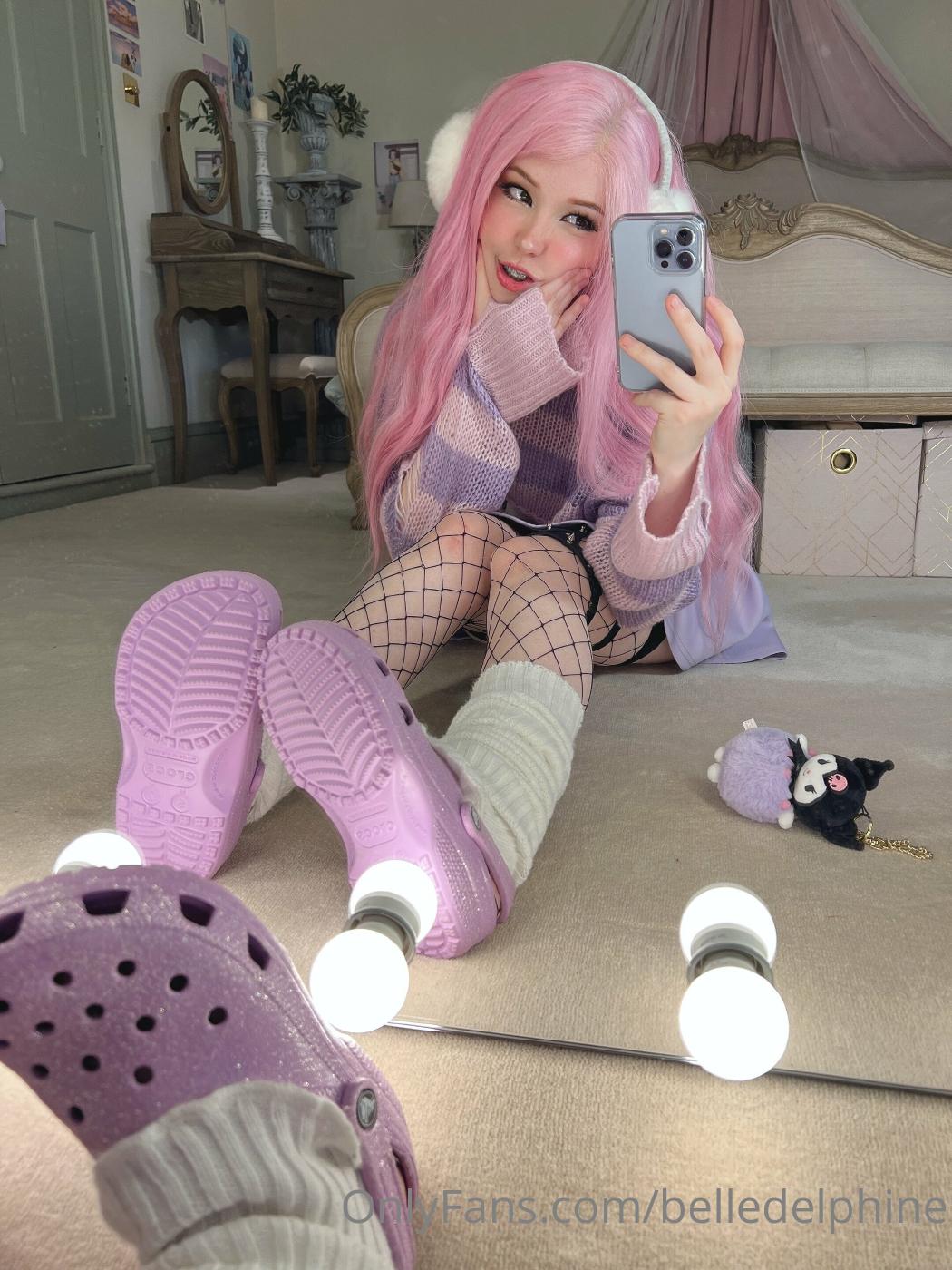 belle delphine purple crocs full onlyfans set leaked qysxyu influencersgonewild