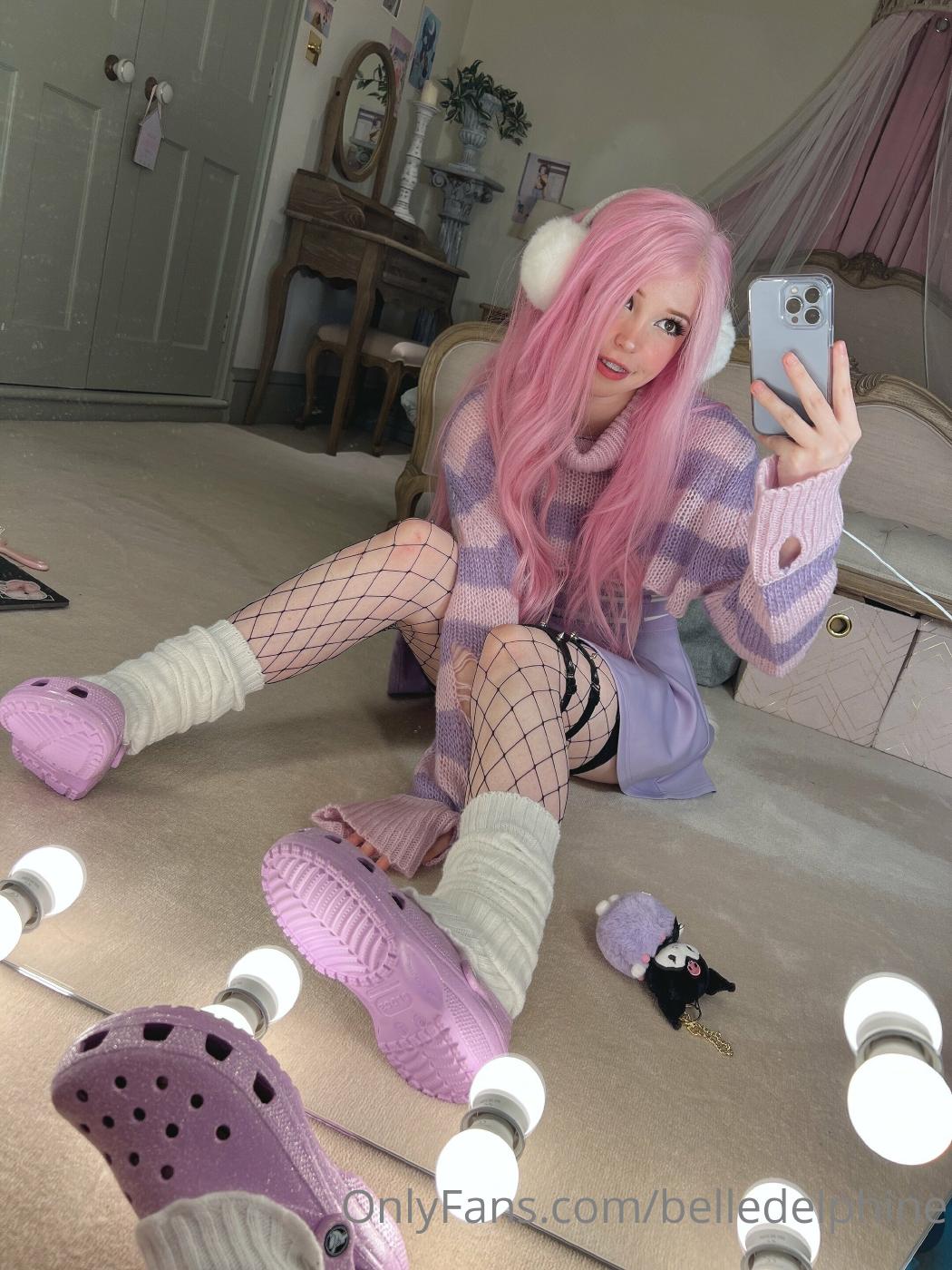 belle delphine purple crocs full onlyfans set leaked rpyvay influencersgonewild